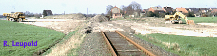 Am 7.04.1989 wurde die Strecke in Wadelheim für die B70n unterbrochen